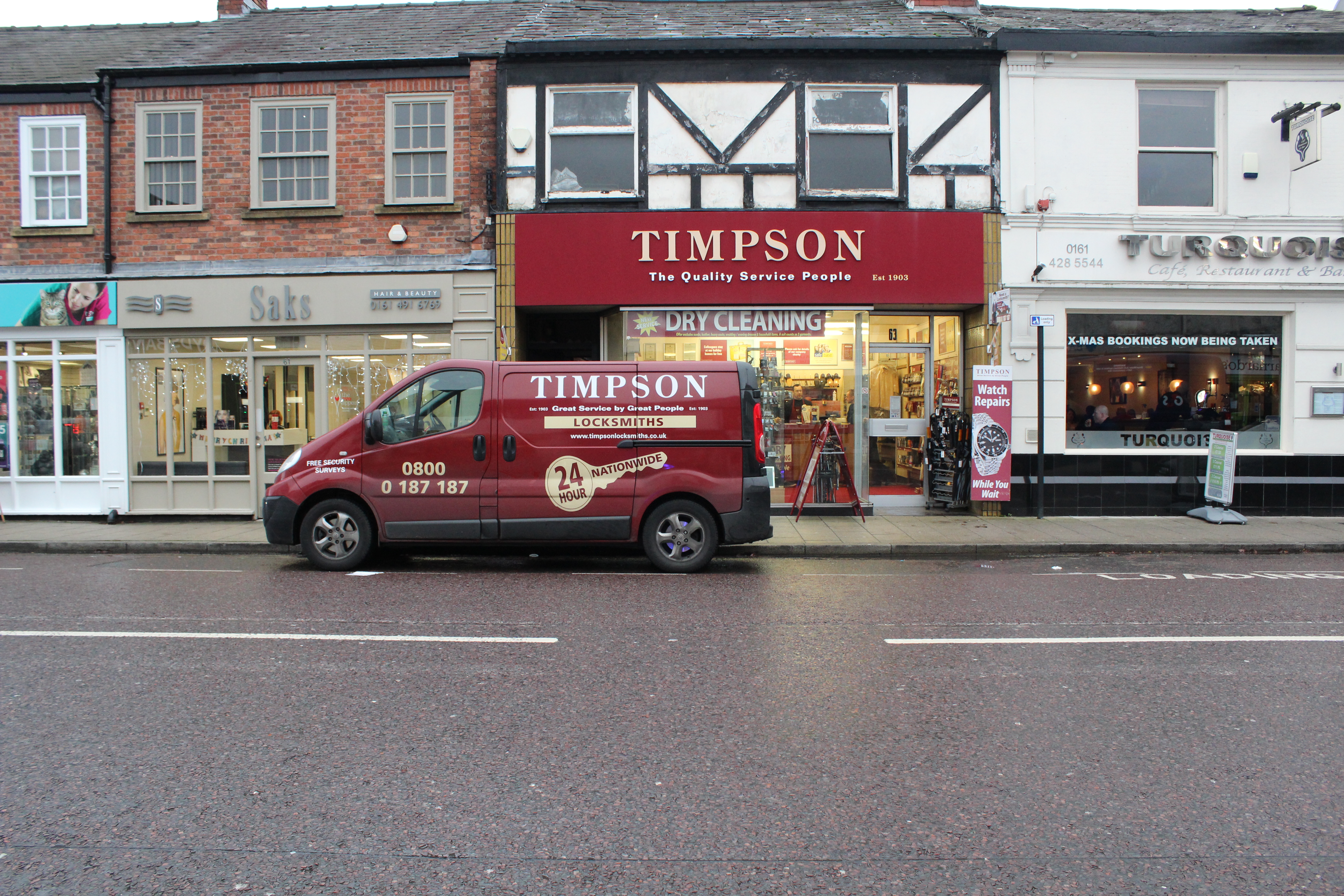 Timpson Locksmith outside Cheadle branch